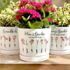 Grandmas Garden Gift for Grandma, Personalized Gifts for Mothers Day Gifts, Personalized Flower Pot, Birth Flower Plant Pot Mother's Day Gift TH10 169527