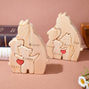 Personalized First Time Mom Gift, Wooden Mom and Baby Bear Puzzle, Family Home Decor TH10 898859