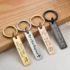 Custom Name/Date, Drive Safe Engraved Metal Keychain Valentine's Gift For Couple TH10 898583