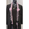Satin Ribbon Graduation Lei with Flowers, Braided Ribbo, Gift For Graduates TH10 169101