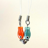 Magnetic Matching Fish Ceramic Keychain Cute Gifts for Couple For Best Friend CH07 910432