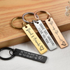 Custom Name/Date, Drive Safe Engraved Metal Keychain Valentine's Gift For Couple TH10 898583