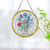 Family Birth Flower Bouquet Birth Month Flowers Suncatcher TH10 169155