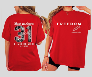 Freedom Charlie Kirk Memorial Shirt TH10 896223