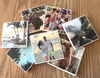 Custom Family Photo Gift For Father's Day Ceramic Coaster TH10 170039