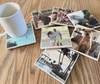Custom Family Photo Gift For Father's Day Ceramic Coaster TH10 170039