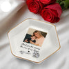 Photo Gifts for Mom Wedding Day, Custom Photo Wedding Ring Dish, Mother Of The Bride Jewelry Dish, Custom Jewelry Tray for Mom TH10 898955