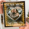 Personalized Photo Infinity Mirror Light Box, Forget Mothers Day Love You LED Frame, Mother's Day Gift For Mom TH10 169185