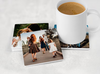 Custom Family Photo Gift For Father's Day Ceramic Coaster TH10 170039