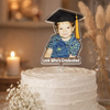 Custom Graduation Cake Topper, Personalized Photo Grad Topper, Class of 2026 Cake Decoration, Graduation Party Cake Decor TH10 169693