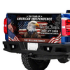 Custom 250th Anniversary Eagle American Flag Tailgate Wrap, Usa Flag Vinyl Truck Decal 4th of July, Personalized Family Name TH10 169787