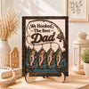 Personalized We Hooked The Best Dad 2-Layered Wooden Plaque - Father's Day Gift, Fishing Dad Gift HO82 902552