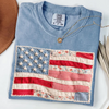 Faux Patchwork USA Comfort Shirt TH10 170071