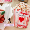 Custom Name Valentine Popcorn Sticker, Gift For Couple, Valentine's Day HO82 901174