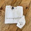 Personalized Bride To Be Engaged Era Future Mrs Embroidered Sweatshirt - Engagement Gift for Her, Proposal Gift HO82 903456