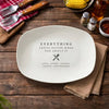 Custom Dad Grill Plate Daddy Grilling Platter, Personalized BBQ Tray - Father's Day Gifts From Kids HO82 902522