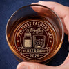 Personalized First Father's Day Engraved Whiskey Glass, New Dad Gift, Newborn Gift, Unique Father's Day HO82 902546