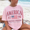 Retro America 4th Of July Shirt Preppy Fourth of July Patriotic Comfort Shirt HO82 902534