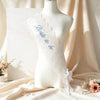Personalized Text Bride to Be Embroidered Lace Sash - Elegant Wedding & Bachelorette Party Shoulder Sash HO82 904106