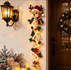 Christmas Lighted Door Hanger - Snowman Christmas Decor HO82 903760