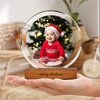 Custom Family Photo Round Acrylic Frame Block Christmas Gift HA75 892940