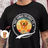 Custom Photo This Human Belongs To Dog Cat With Funny Caricature Style Dark Shirt HO82 894504
