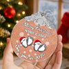Baby Expecting See You In 2026 - Personalized Metal Top Glass Ornament For Christmas LM32 893975