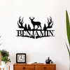Custom Name Hunting Monogram Metal Sign CH07 910312