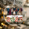 Custom Family Photo Circle Glass Ornament Gift For Christmas CH07 899788