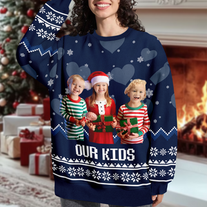 Custom Photo Our Grandkids Ugly Sweater For Christmas TH10 896247