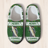 Custom Photo Merry Fishmas Slippers For Fishing Lovers HO82 900426