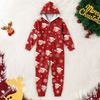 Custom Kid Santa Photo Christmas Onesie Pajamas CH07 899310