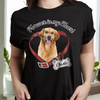 Custom Photo Forever In My Heart Dog Memorial Dark Shirt CH07 910812