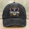 America 250 Years of Freedom 1776–2026 Anniversary Washed Denim Baseball Cap HA75 898690