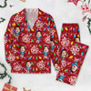 Custom Funny Kid Face Best Dad Ever Christmas Light Pajamas LM32 897263