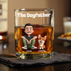 The Dogfather For Dog Lover Print Whiskey Glass TH10 896469