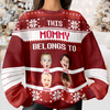 Custom Photo This Grandma Belongs To Christmas Ugly Sweater HO82 900036