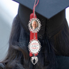 Custom Photo Graduation With Memorial Tassel Charm With Angel Wings HO82 901368
