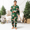 Custom Cat Face Funny Christmas Lights Onesie Pajamas HO82 900392