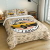 This Is How I Roll - Custom Vehicle Photo Upload Car Route 66 Quilt Bedding Set CH07 895594