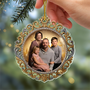 Custom Family Photo Acrylic Ornament Christmas Gift HA75 898166