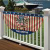 Custom Name America 250th Eagle Non-Pleated Fan Flag LM32 899037