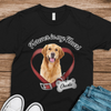 Custom Photo Forever In My Heart Dog Memorial Dark Shirt CH07 910812