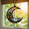 Custom Sleeping Dog Dreaming Of Treats And Belly Rubs Suncatcher LM32 893949