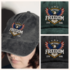 America 250 Years of Freedom 1776–2026 Anniversary Washed Denim Baseball Cap HA75 898690