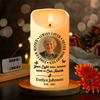 Custom Photo Memorial Always In Our Thoughts Forever In Our Hearts Personalized LED Candle LM32 897893