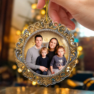 Custom Family Photo Acrylic Ornament Christmas Gift HA75 898166