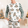 Custom Cat Photo Plaid Sleepwear Christmas Gift For Cat Lovers CH07 899648