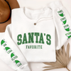 Personalized Santa's Favorite Sleeve Printed Sweatshirt TH10 896523