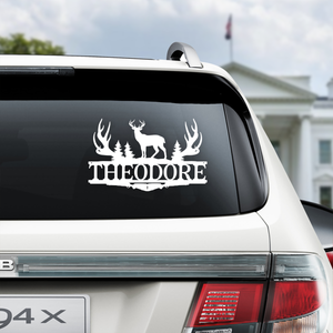 Custom Name Hunting Camp Car Window Decal Sticker For Hunting Lovers LM32 897299